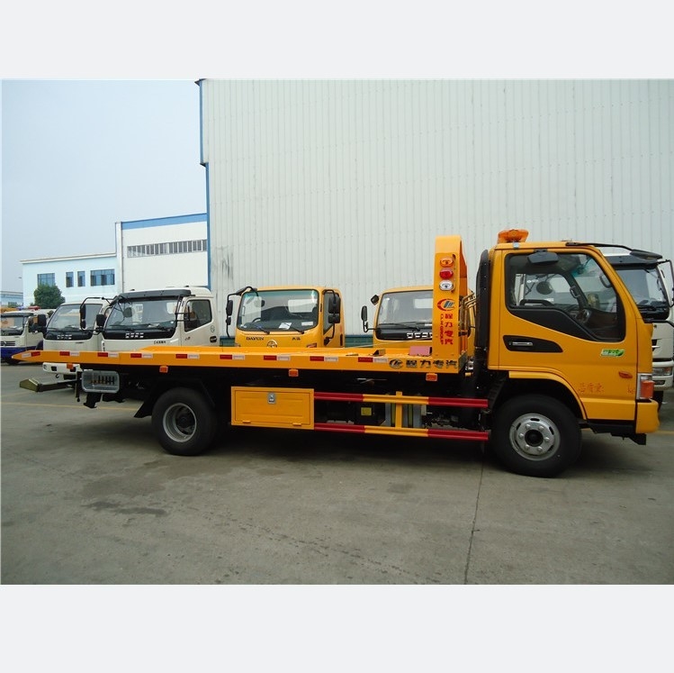 JAC Wheel Lift Tow Truck 100km/H Max Speed, 4 Ton Flatbed Tow Truck Light Aufgabe