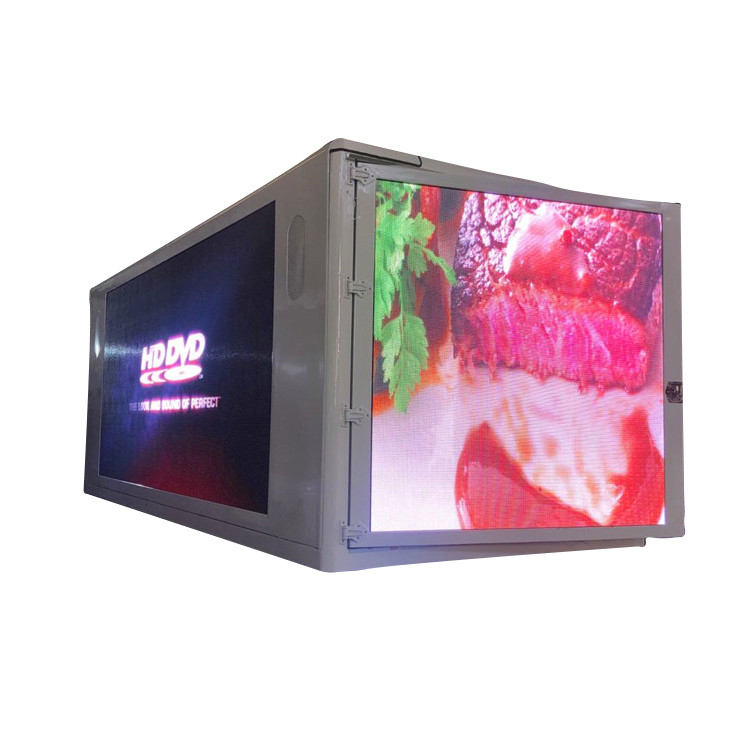 Anschlagtafel-LKW 3840*1728mm ColorLight LED fertigte 18ft LKW-Kofferaufbau besonders an