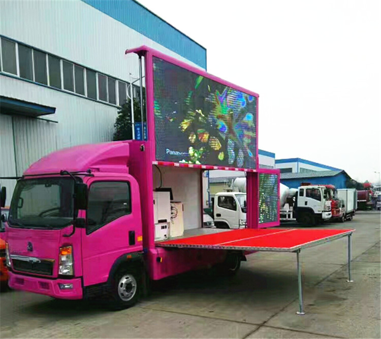 Mobiler Werbungslkw P8 4x2 Digital 120HP LED mit Stadium