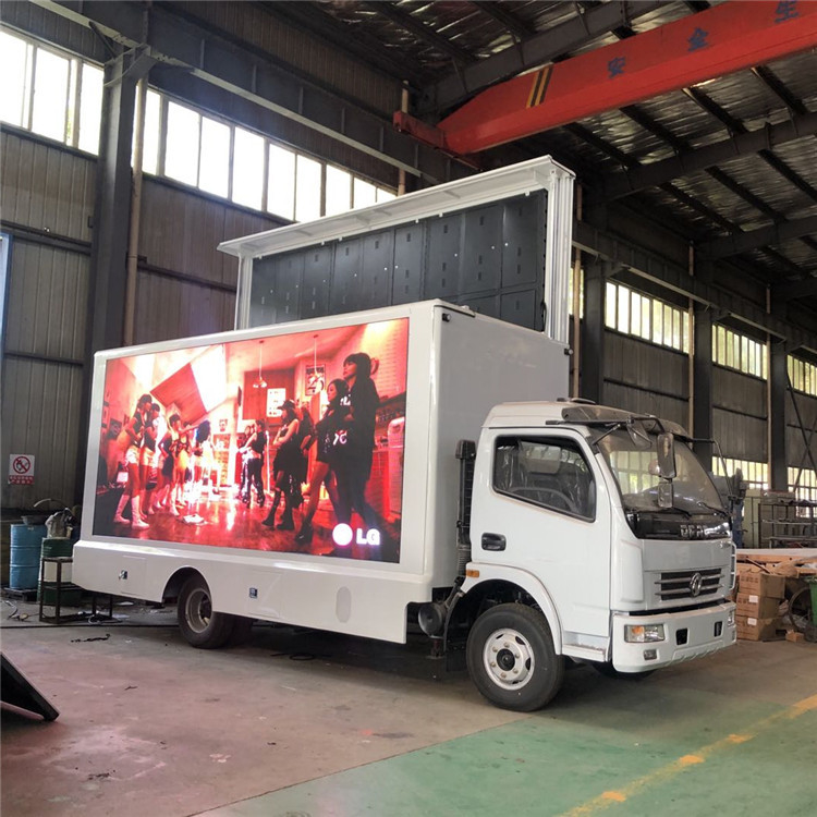 Mobiler LKW Dongfeng führte mobilen LED den Werbeträger der Anzeigen-4x2, der für im Freien wasserdicht ist