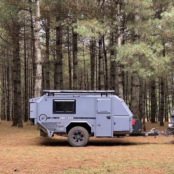 Off Road-Wohnwagenanhänger des Kühlschrank-50L im Freien, Küchen-leichter Reise-Anhänger