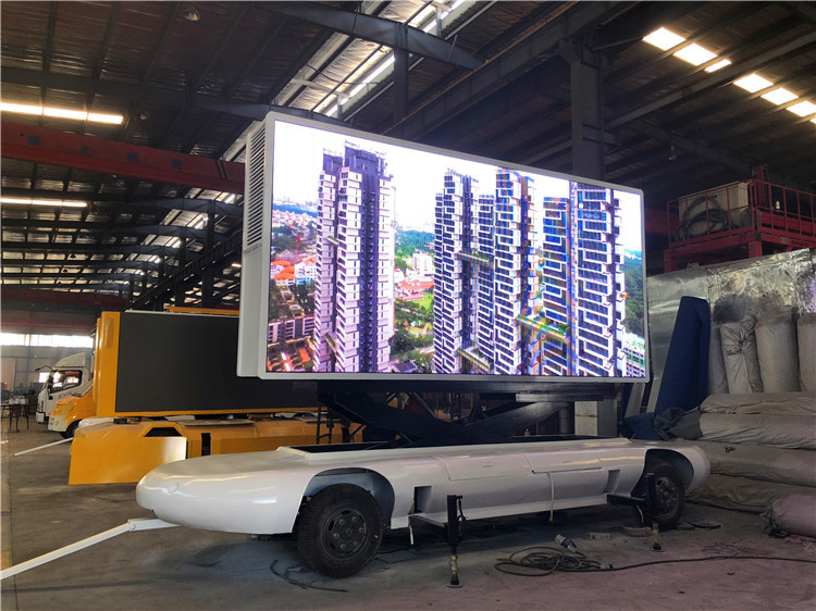220V LED Modul-Größe des Werbungs-Anhänger-192*192mm, Doppel-Achsen-Digital-Anschlagtafel-Anhänger