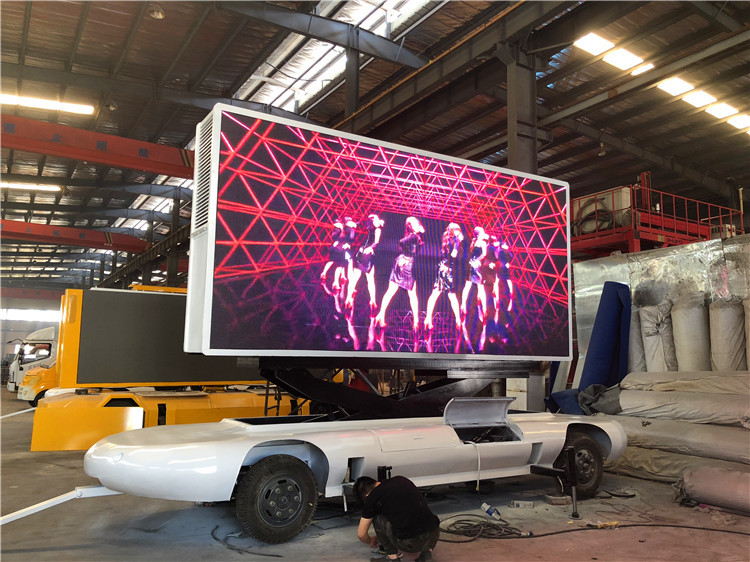 220V LED Modul-Größe des Werbungs-Anhänger-192*192mm, Doppel-Achsen-Digital-Anschlagtafel-Anhänger
