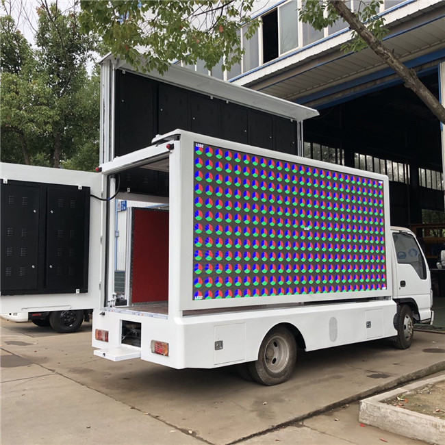 P5 LED, das bewegliche Anschlagtafel-LKW Lhd-Dieselkraftstoff-Art mit Generator und Sprechern annonciert