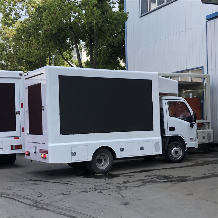 Schirm-LKW 220V, hohe bewegliche Werbung Van 95km/h LED der Helligkeits-3-Side Digital
