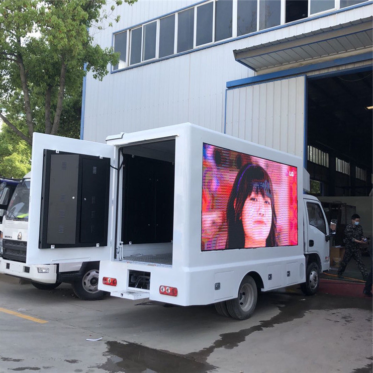 Schirm-LKW 220V, hohe bewegliche Werbung Van 95km/h LED der Helligkeits-3-Side Digital
