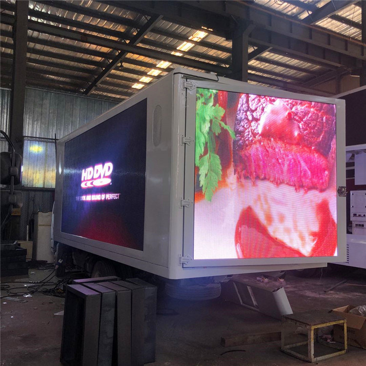 18ft P6 LED bewegliche Plakatwerbung von Kasten-LKW-farbenreiche 3 Seiten-Digital