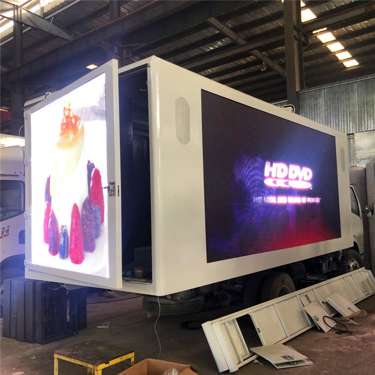 18ft P6 LED bewegliche Plakatwerbung von Kasten-LKW-farbenreiche 3 Seiten-Digital