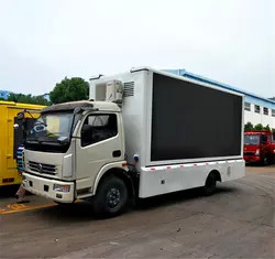 Mobiler Großleinwand-LKW 4800*2080mm, mobiler LKW Dongfeng der Klangbühne-4*2 wasserdicht