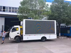 Mobiler Großleinwand-LKW 4800*2080mm, mobiler LKW Dongfeng der Klangbühne-4*2 wasserdicht