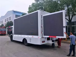Mobiler Großleinwand-LKW 4800*2080mm, mobiler LKW Dongfeng der Klangbühne-4*2 wasserdicht