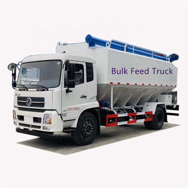 10 Dieselkraftstoff-Art Ton Bulk Feed Truck Delivery-LKW-90km/H 4x2