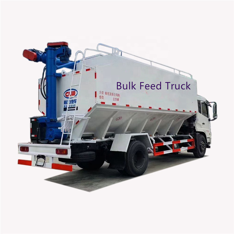10 Dieselkraftstoff-Art Ton Bulk Feed Truck Delivery-LKW-90km/H 4x2
