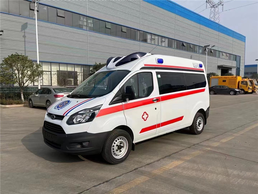 6 Sitzplätze Diesel Mittelschiff Krankenwagen Notfallüberwachung Ford V362 Transit Lieferwagen Krankenwagen