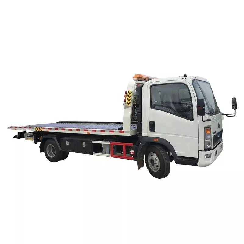 Rollen-Rückseite Tow Truck 95km/H, 4X2 hydraulischer Feuergebühren- Flachbett-Tow Truck Sinotruk HOWO
