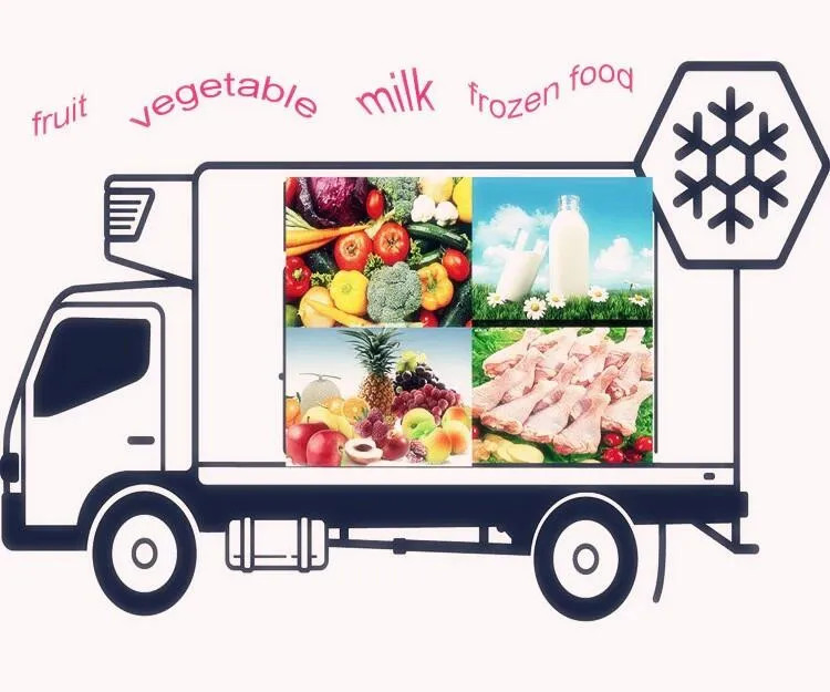 Nahrungsmitteltransport JAC Frozen Food Trucks 10 Ton Refrigerated Truck For Frozen
