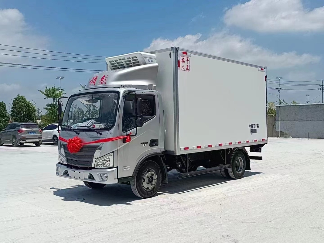 3 Tonnen Eisbox-Lkw 130 PS Kühlfahrzeug für den Transport von Eiscreme mit China Iso Ccc