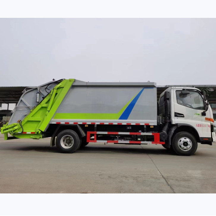 China-Marke Dongfeng Kleiner Verdichter Müllwagen mit 6,50-16 Reifen und Ersatzteilen