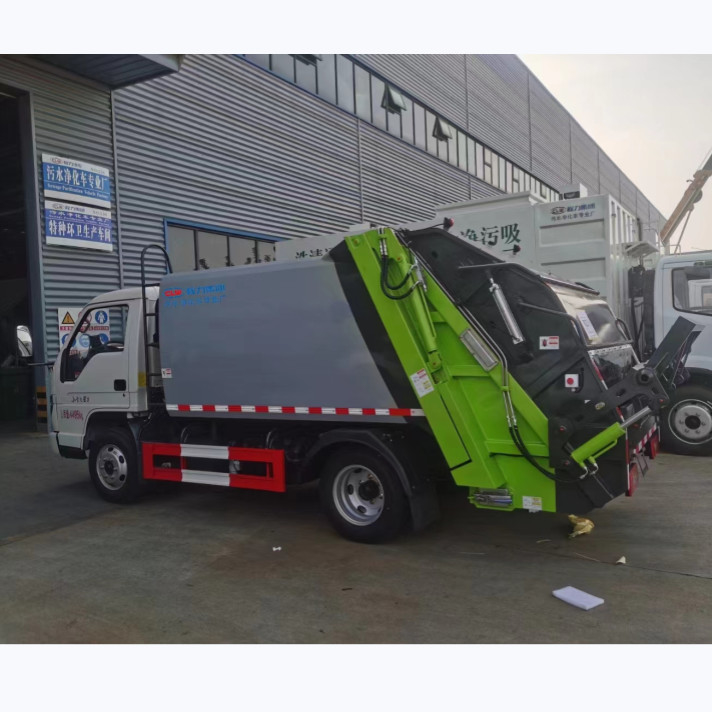 Müllwagen mit Verdichter Foton Kohlenstoffstahl Verdichter Müllwagen Max. Fahrgeschwindigkeit 90 km/h