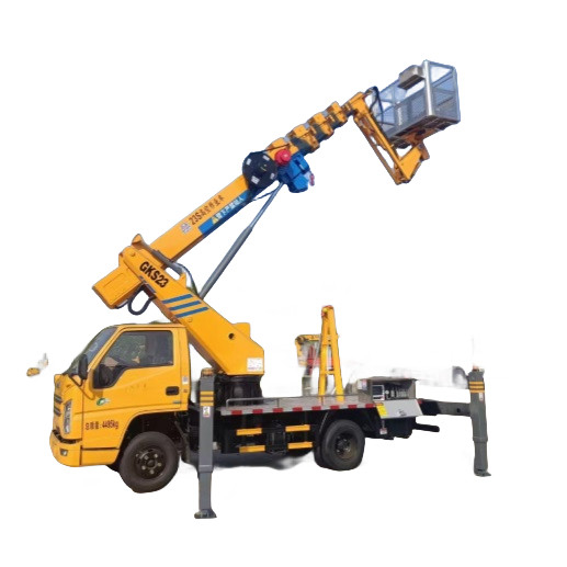 23 Meter Höchstbetriebshöhe Luftarbeitsplattform Lkw-Eimer Größe 1000x700x1250mm