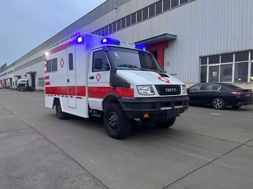 ICU-Rettungswagen Hochgeschwindigkeits-Rettungswagen mit Euro 5 Emissionsstandard und 2287ml Platz