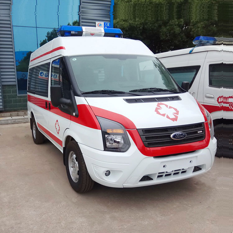Krankenwagen Fahrzeug Ford 4*2 Krankenwagen Notfallwagen Krankenwagen mit einer Höchstgeschwindigkeit von 130 km/h