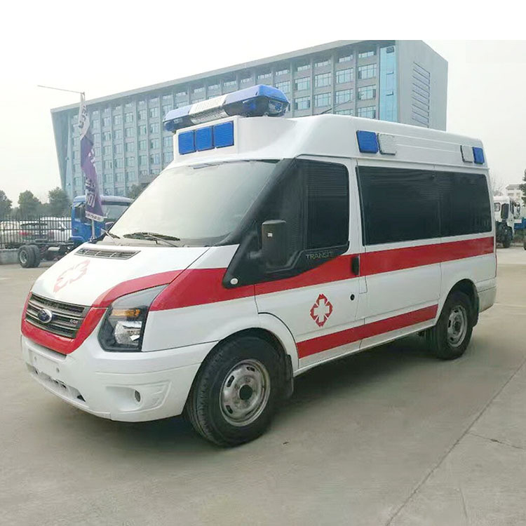 Krankenwagen Fahrzeug Ford 4*2 Krankenwagen Notfallwagen Krankenwagen mit einer Höchstgeschwindigkeit von 130 km/h