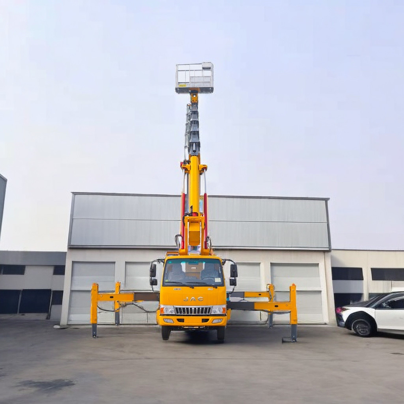 JAC Hochhebeplattform LKW 1000kg Hebegehalt 5-Gang-Handgetriebe 13,5m Betriebsradius