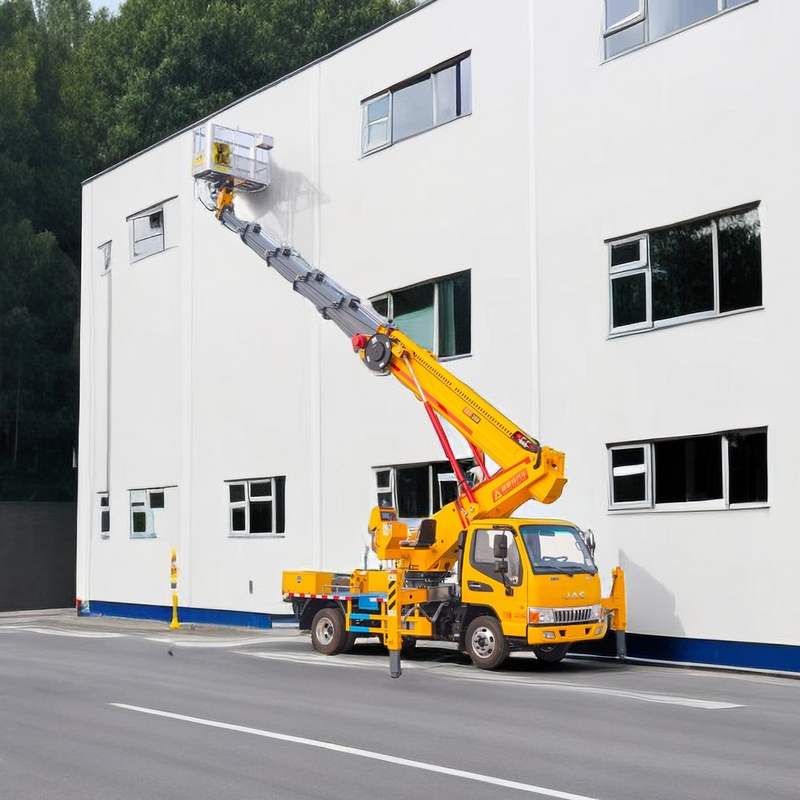 JAC Hochhebeplattform LKW 1000kg Hebegehalt 5-Gang-Handgetriebe 13,5m Betriebsradius