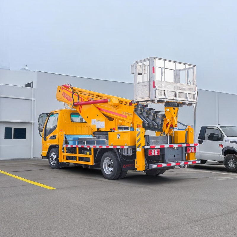 JAC Hochhebeplattform LKW 1000kg Hebegehalt 5-Gang-Handgetriebe 13,5m Betriebsradius