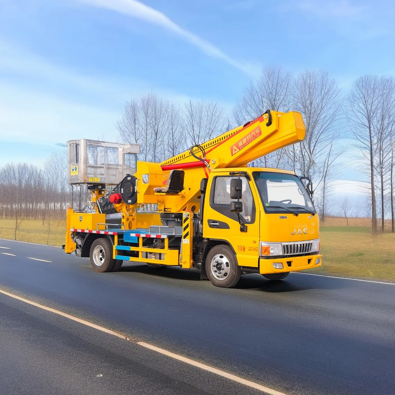 JAC Hochhebeplattform LKW 1000kg Hebegehalt 5-Gang-Handgetriebe 13,5m Betriebsradius