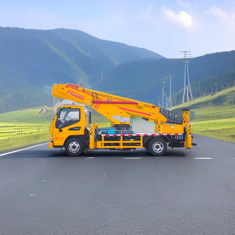 JAC Hochhebeplattform LKW 1000kg Hebegehalt 5-Gang-Handgetriebe 13,5m Betriebsradius