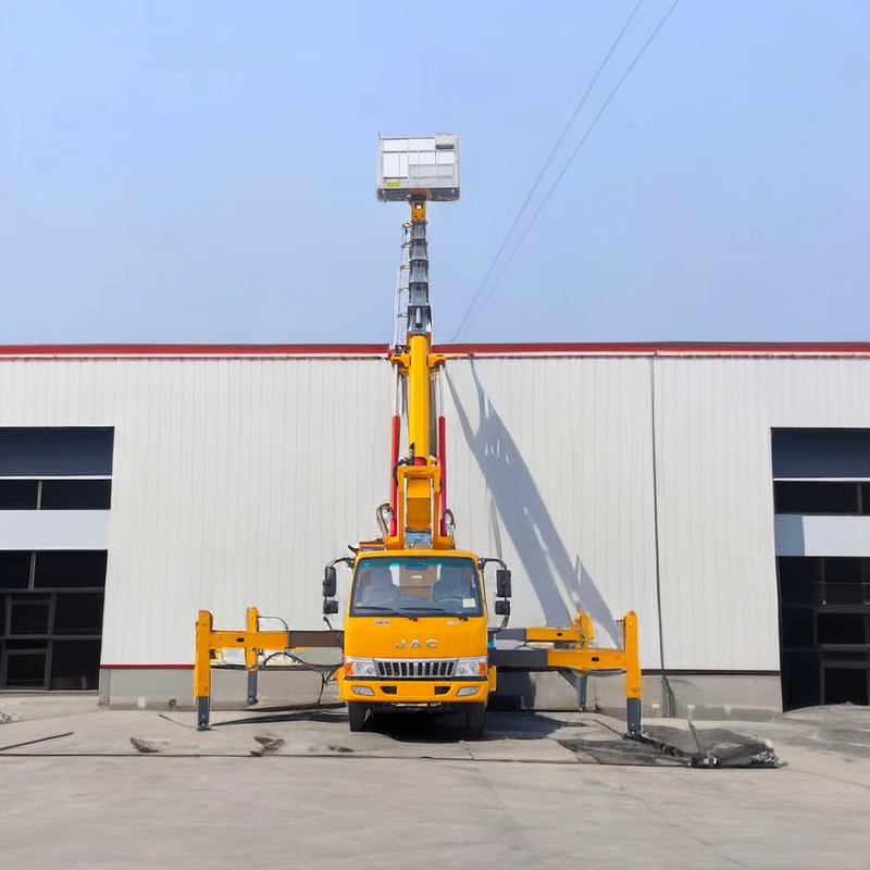 Fernbedienung/Hand-Flugplattform-Lkw mit Höhenmelder 1000kg Hubgewicht Dieselkraftstoff
