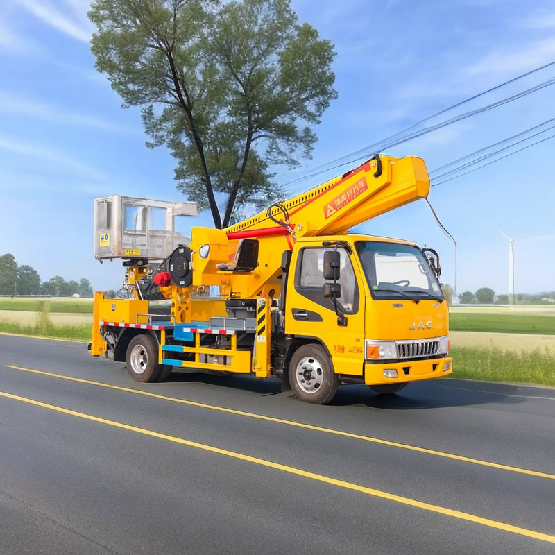 Fernbedienung/Hand-Flugplattform-Lkw mit Höhenmelder 1000kg Hubgewicht Dieselkraftstoff