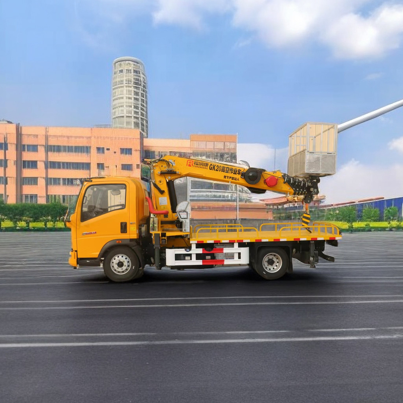 Howo Fahrwerk 4x2 Antrieb 21M LKW-montierte Luftarbeitsplattform 95km/h 200kg Last