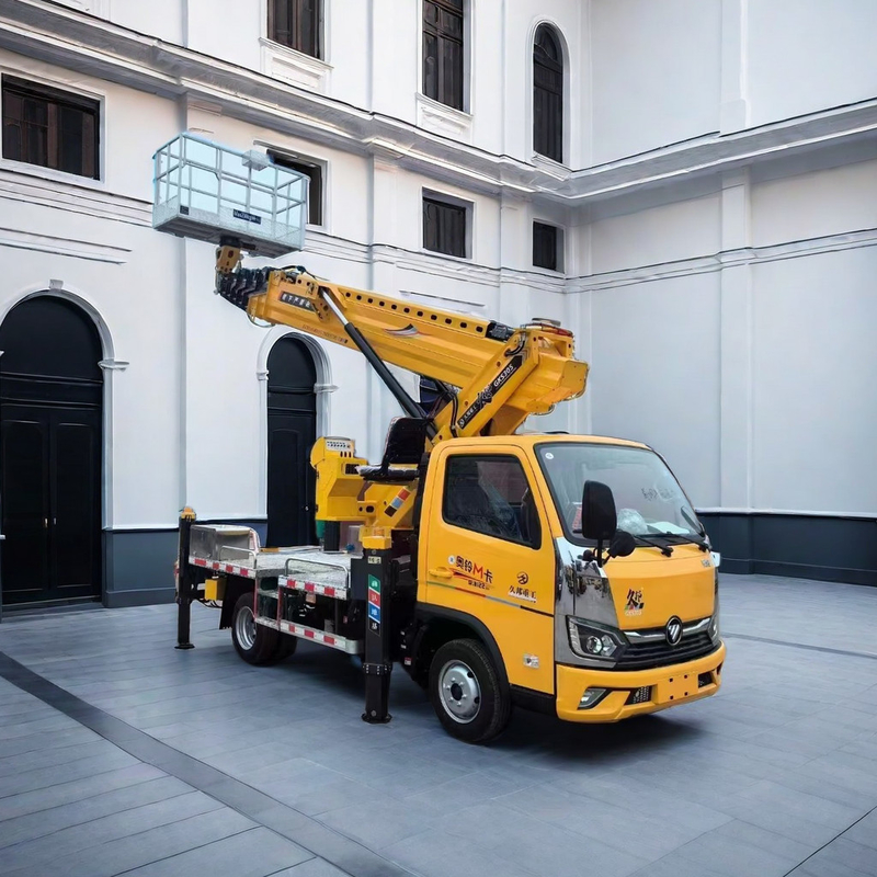 EURO 5 Foton 4*2 Fahrzeugmontierte Arbeitsplattform 24 Meter Luftplattform Lastwagenmontiert