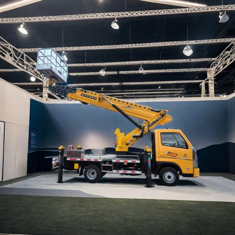 EURO 5 Foton 4*2 Fahrzeugmontierte Arbeitsplattform 24 Meter Luftplattform Lastwagenmontiert