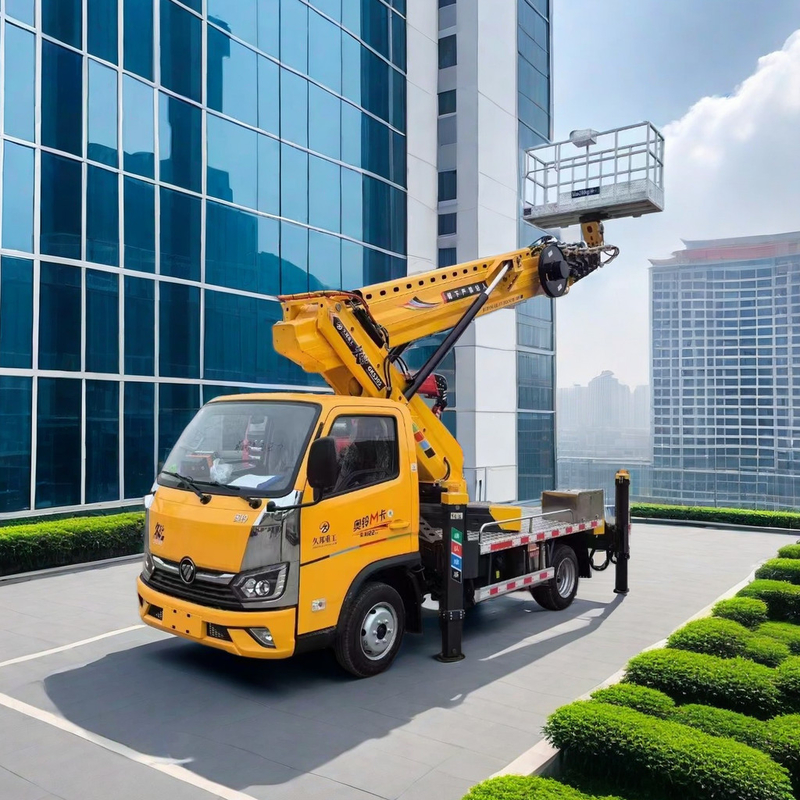 EURO 5 Foton 4*2 Fahrzeugmontierte Arbeitsplattform 24 Meter Luftplattform Lastwagenmontiert