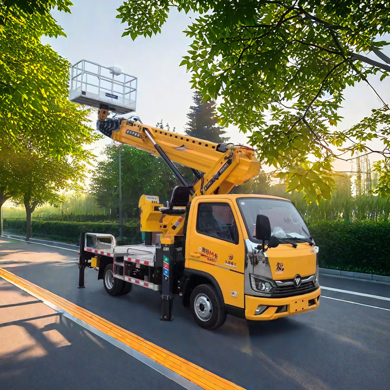 EURO 5 Foton 4*2 Fahrzeugmontierte Arbeitsplattform 24 Meter Luftplattform Lastwagenmontiert
