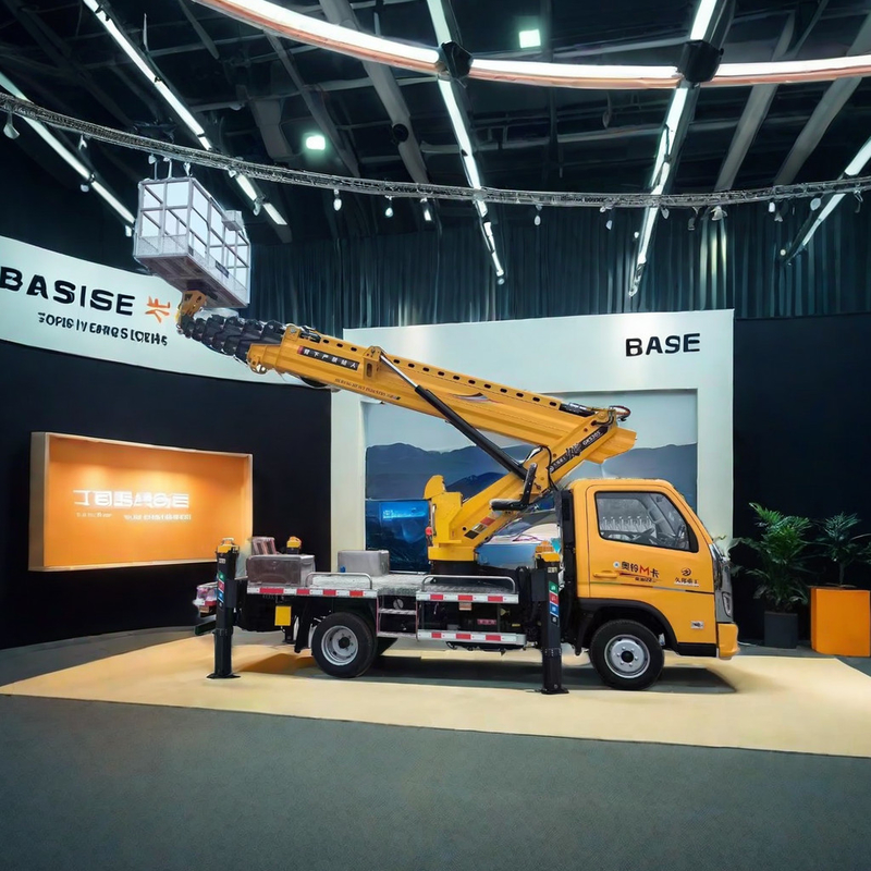 Radstand 3360 mm Foton-Lkw-Flugplattform 95 km/h Überkopf-Truck