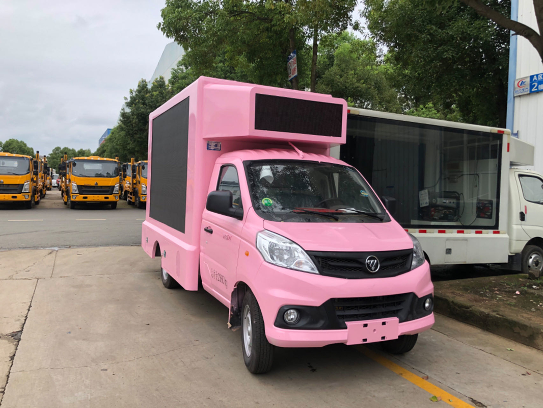 Mobiler LED Werbungs-LKW Foton mit dem Schleifen-Belüftungs-Kühlsystem klein