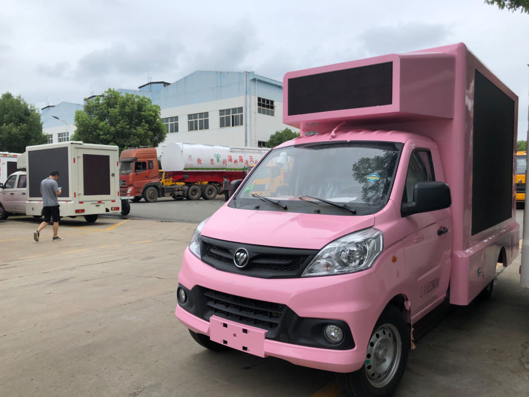 Mobiler LED Werbungs-LKW Foton mit dem Schleifen-Belüftungs-Kühlsystem klein
