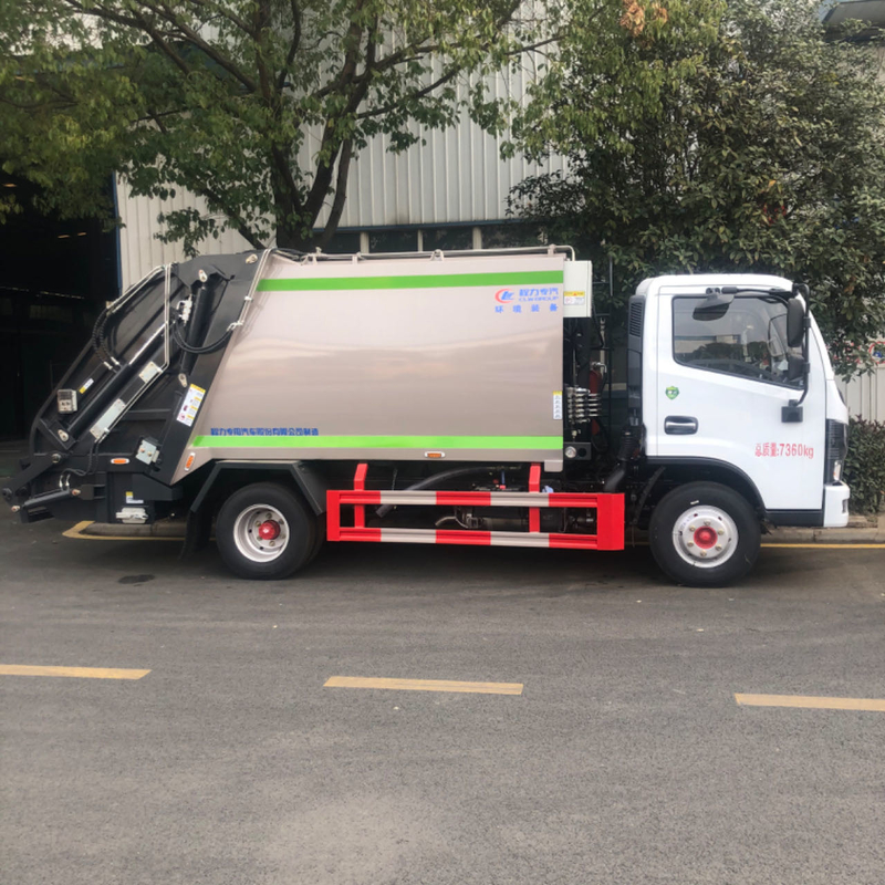 2023 Neuer Dongfeng Min Müll Sammelwagen zum Verkauf 7m3 Verdichter Müllwagen