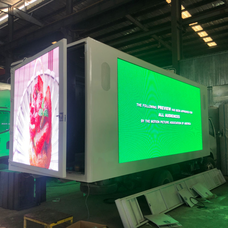 Personalisierte Isuzu Mobile Big Screen Truck P3 P4 P5 Digital für Lastwagen mit Gewicht 2500KG