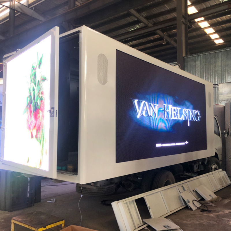 Personalisierte Isuzu Mobile Big Screen Truck P3 P4 P5 Digital für Lastwagen mit Gewicht 2500KG