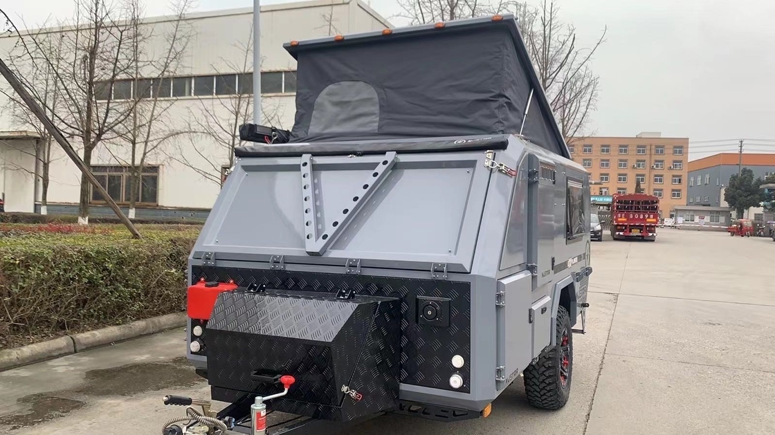 Fabrik-Direktverkauf Kleine 1500kg Klappfahrzeuge 1000mm Schwere Führungsschiene mit Zelt