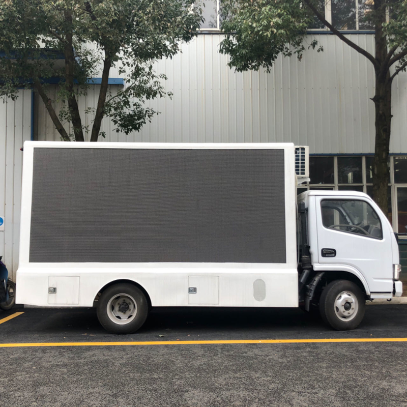 Dongfeng 4x2-LED-Fahrzeug mit Licht-Box-Glas und Outdoor-LED-Bildschirm