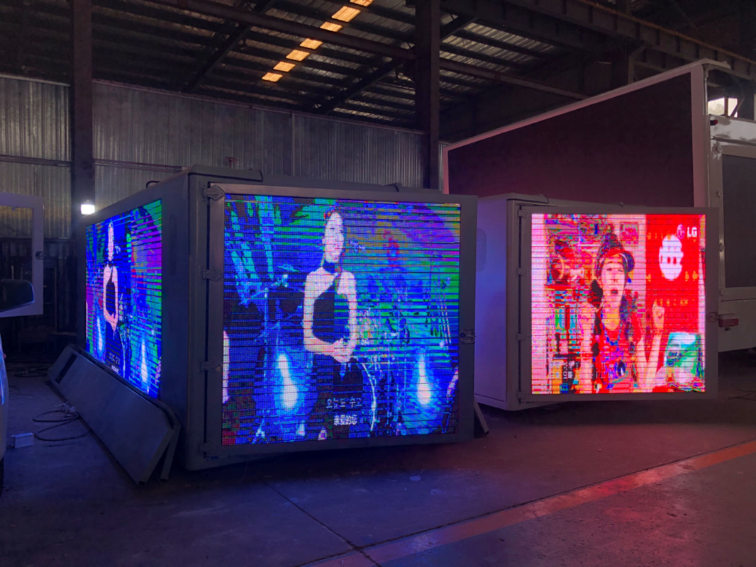angepasste P4 digitale LED-Bildschirmbox für Lkw-montierte Pixelpitch 6 mm