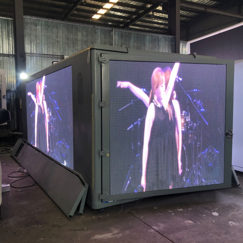 angepasste P4 digitale LED-Bildschirmbox für Lkw-montierte Pixelpitch 6 mm