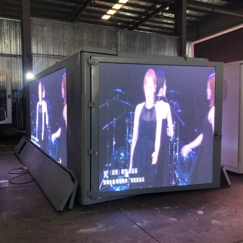 12.5ft*5.6ft P4 P5 P6 Outdoor LED Display Billboard Box 2500kg Kapazität